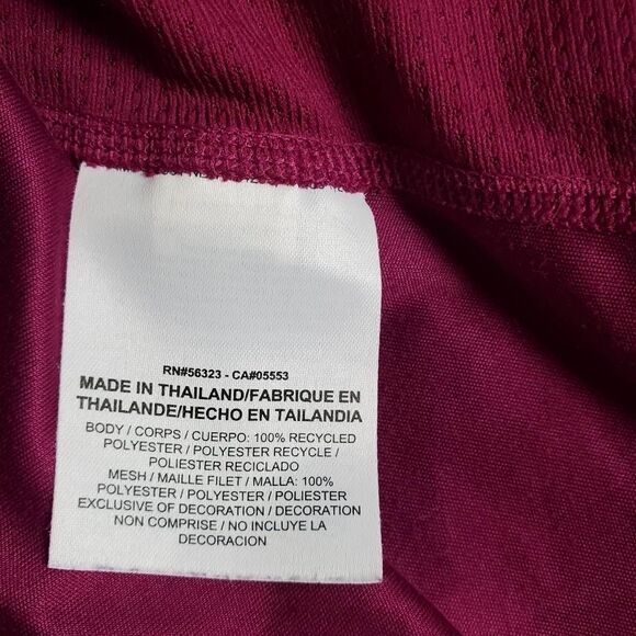 Nike Running Dri-Fit Women’s Long Sleeve Top Size Large Magenta Recycled Polyest - Picture 7 of 8